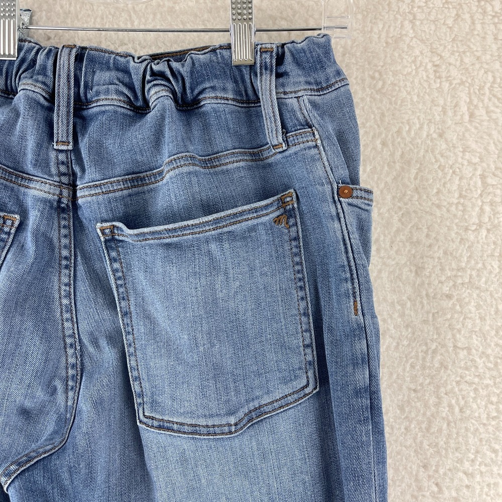 Madewell Blue Denim Pull On Straight Leg Jeans Womens High-Rise Casual Size 26‎ - Picture 13 of 16